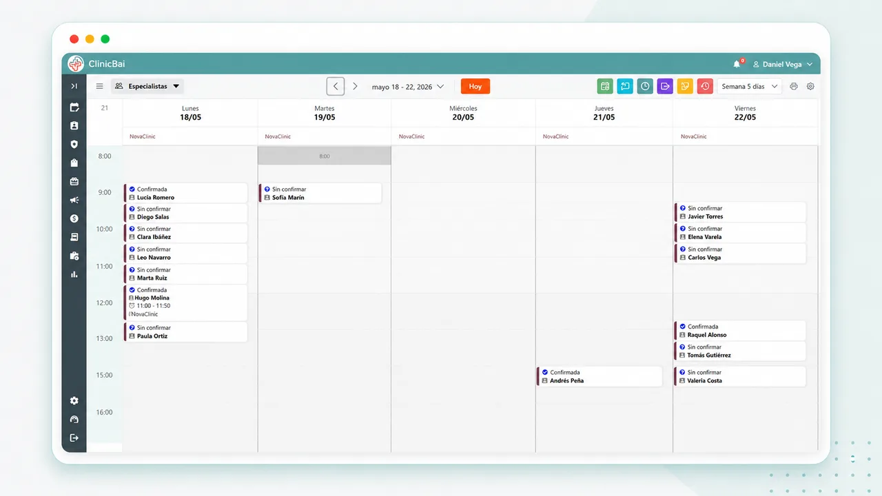 Software de gestión clínica ClinicBai